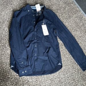 Denim & Flower button shirt